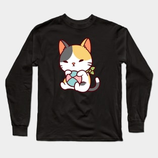 Otera Cat Kawaii Long Sleeve T-Shirt